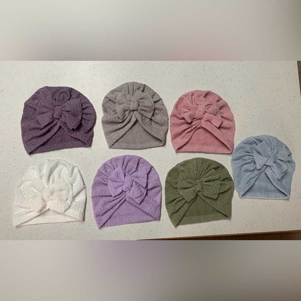 Baby bow hats